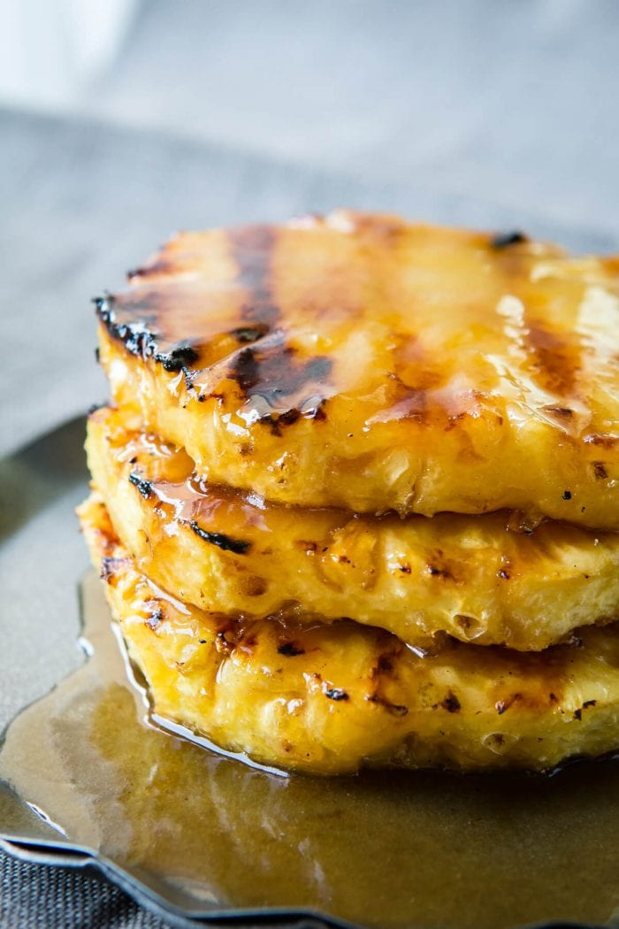 Brown Sugar Grilled Pineapple from Oh Sweet Basil