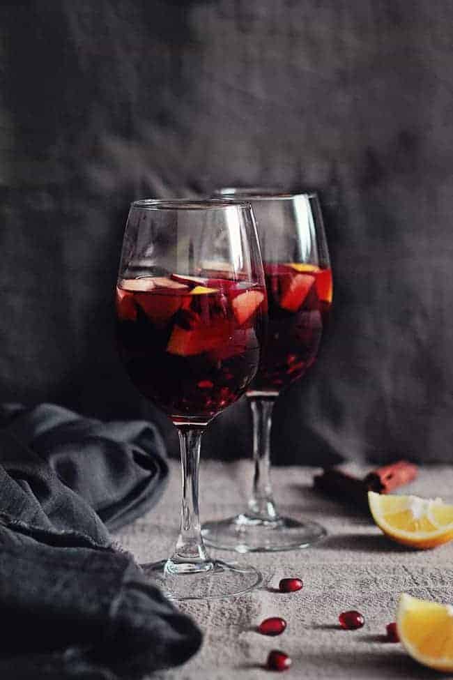 Pomegranate Sangria Recipe | HelloGlow.co