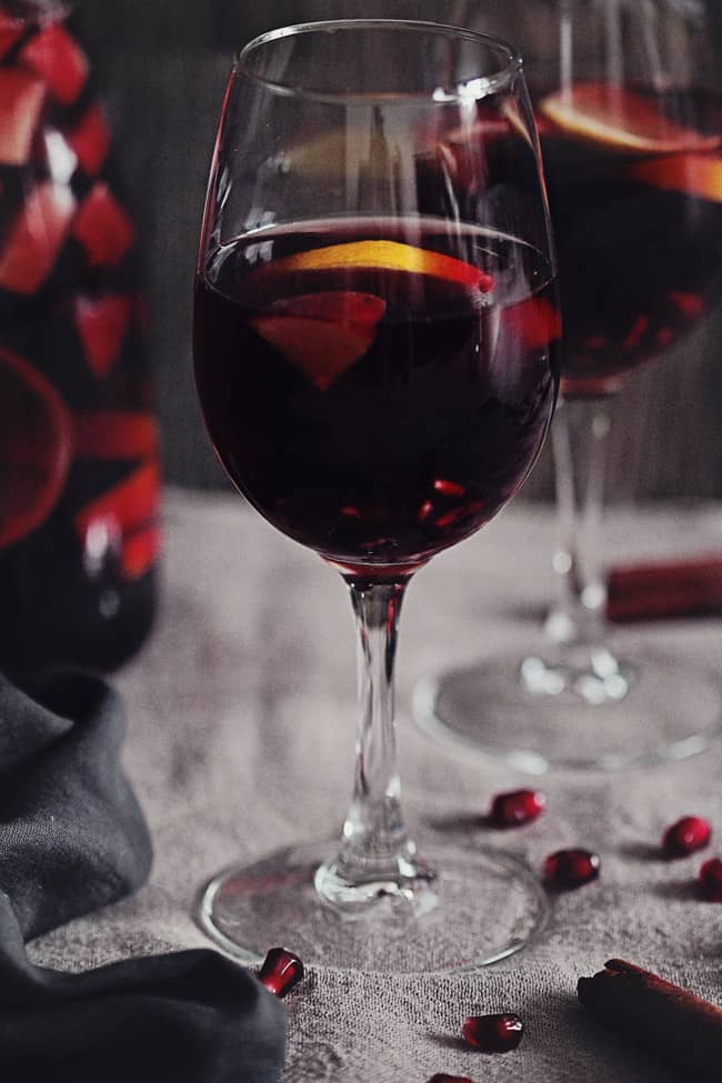 Pomegranate Sangria Recipe | HelloGlow.co