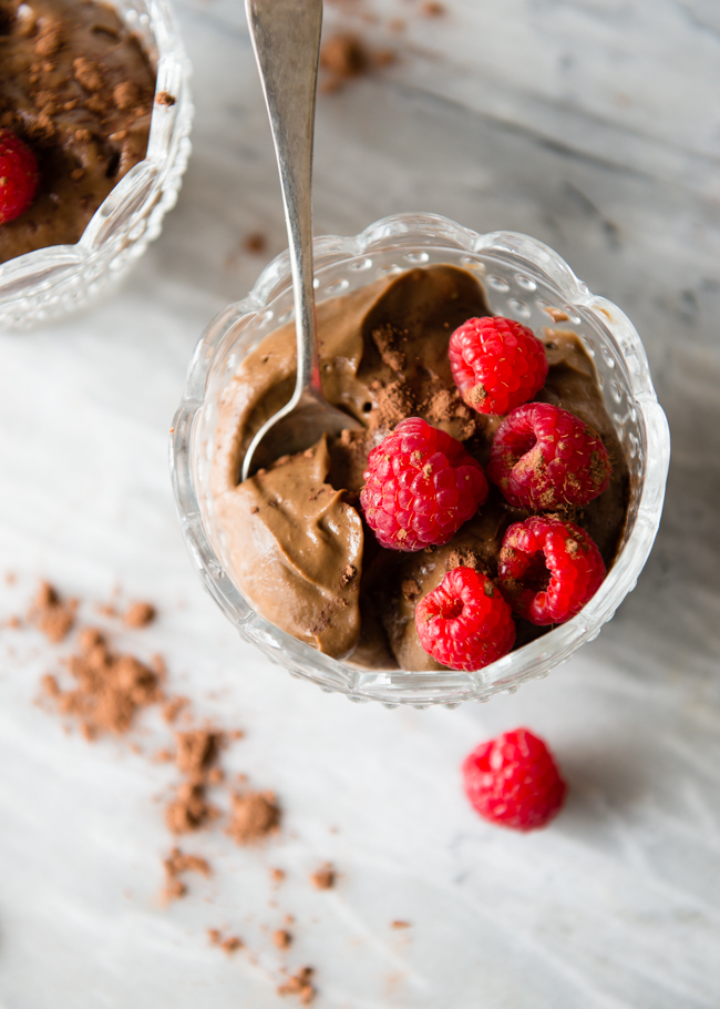 Dark Chocolate Avocado Pudding