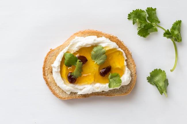 5 Tasty Healthy Toast Recipes to Try - Goat Cheese Chutney