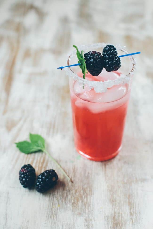 Blackberry Mint Margarita