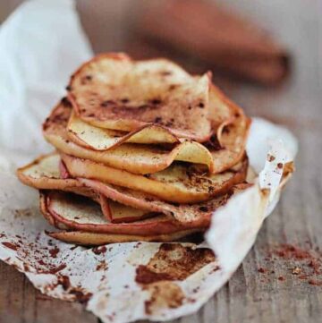 Baked Apple Chips from Hello Glow