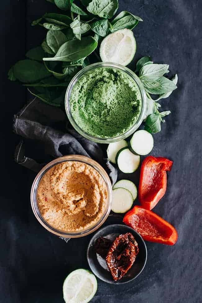 2 Irresistible Veggie Dips For Healthy Snacking