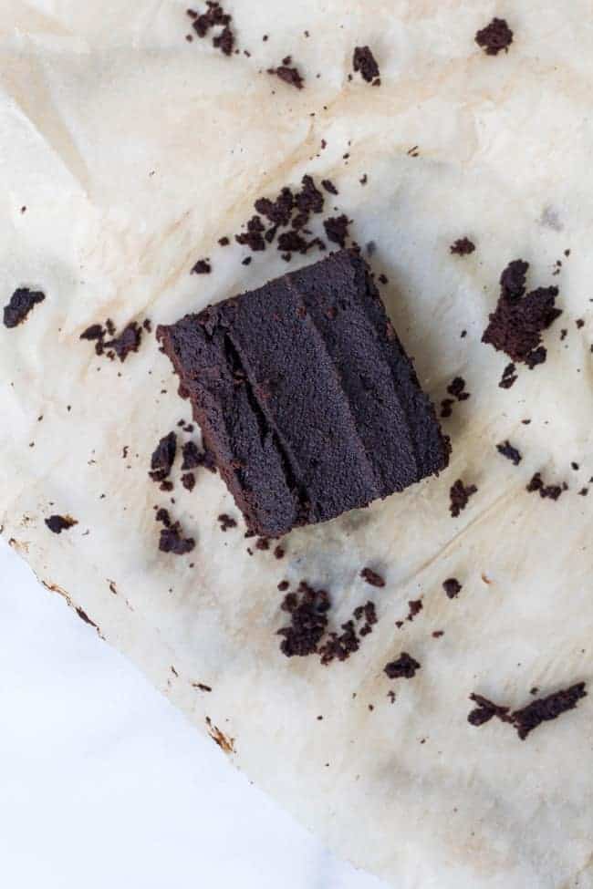 Raw Dark Chocolate Fudge Brownies