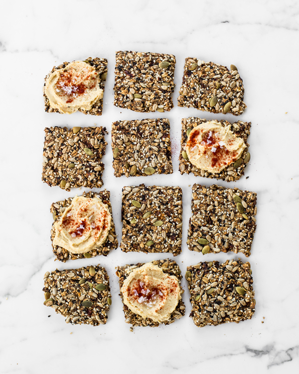 Sun-Dried Tomato and Basil Crackers