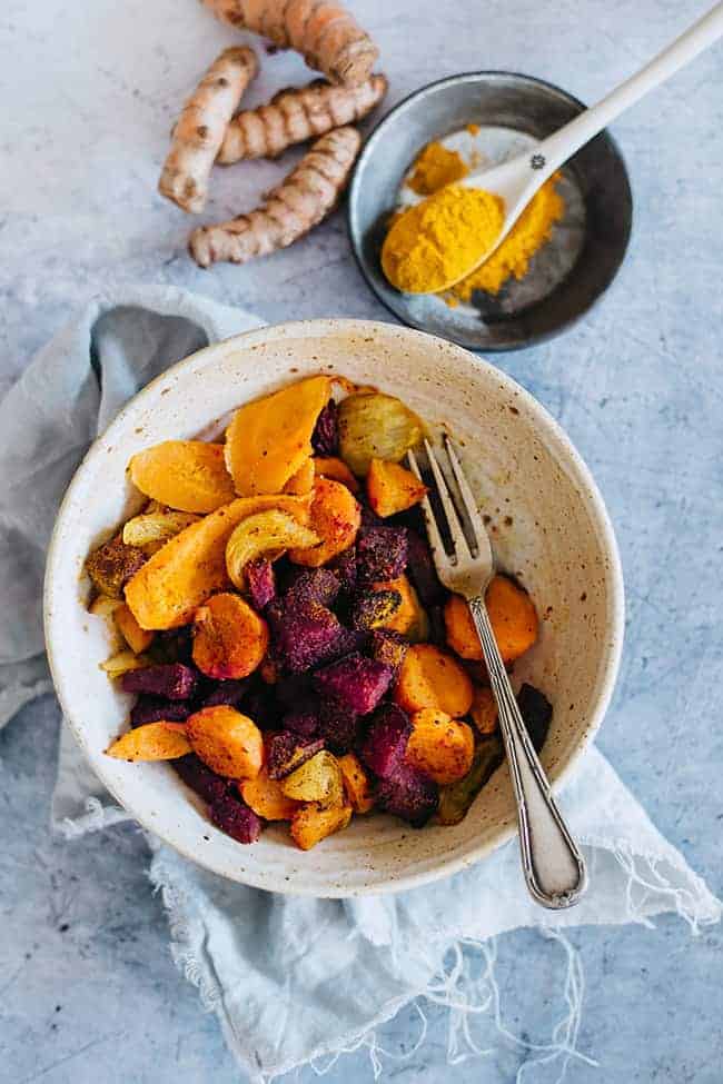 Roasted Vegetables with Turmeric