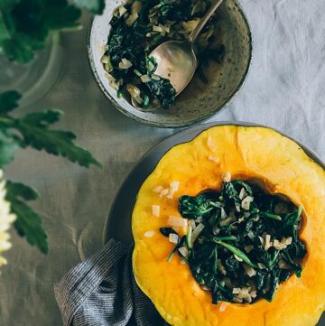 Warm Your Soul with Spinach-Stuffed Acorn Squash
