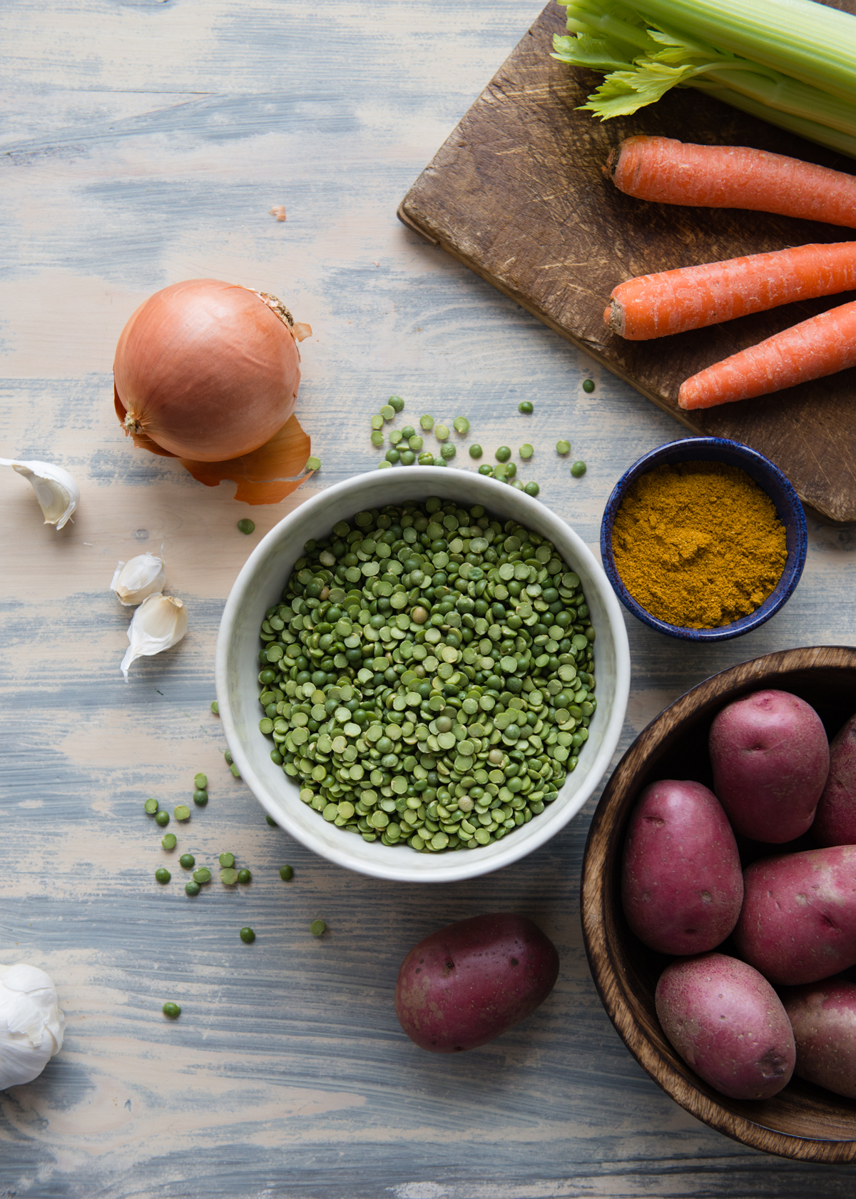 Slow Cooker Vegetarian Split Pea Soup