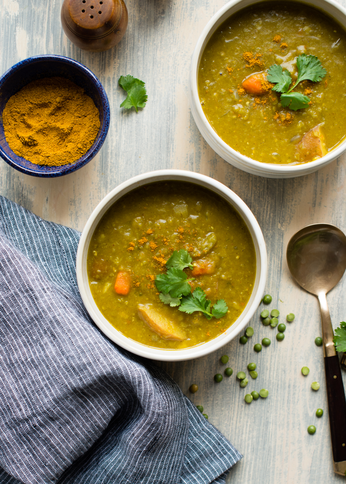 Crock Pot Split Pea Soup - Vegetarian - THIS IS NOT DIET FOOD