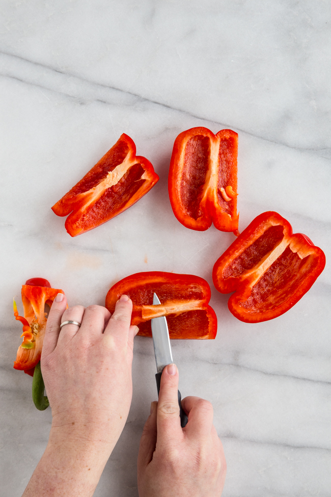 How to Cut Bell Peppers