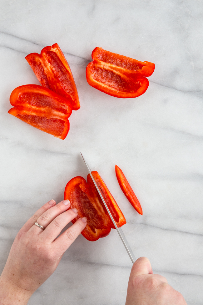 How to Cut Bell Peppers