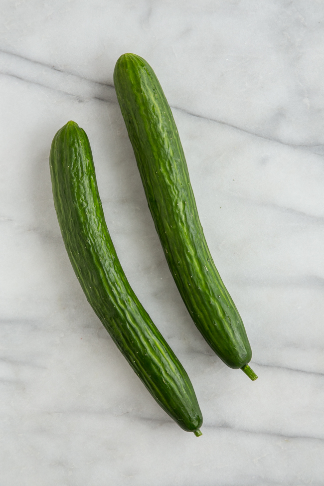 How to Cut Seedless Cucumber