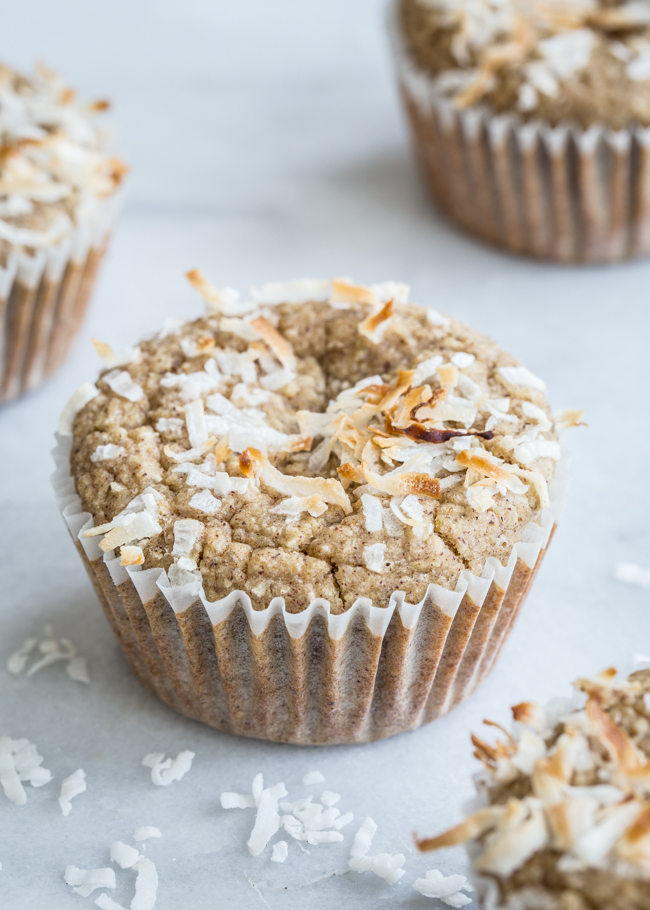 Gluten-Free Parsnip Morning Glory Blender Muffins