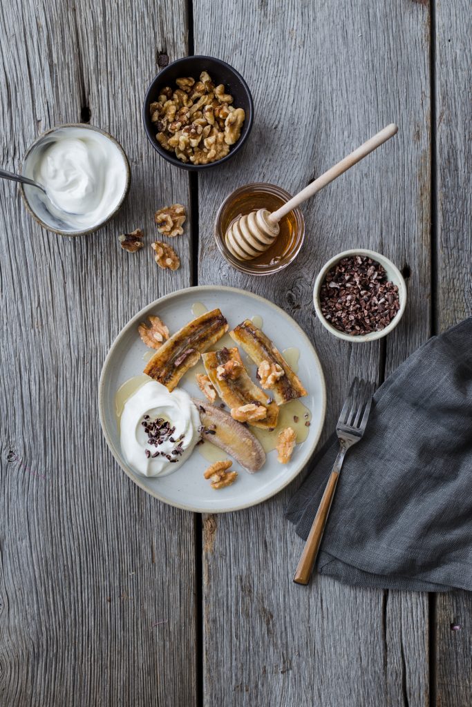View of Baked Bananas: The Healthy One-Ingredient Dessert You Need to Make Tonight