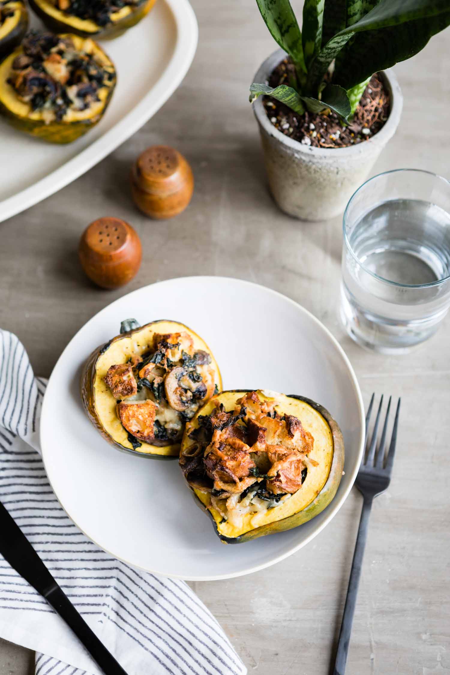 Acorn Squash Stuffed with Everything Good