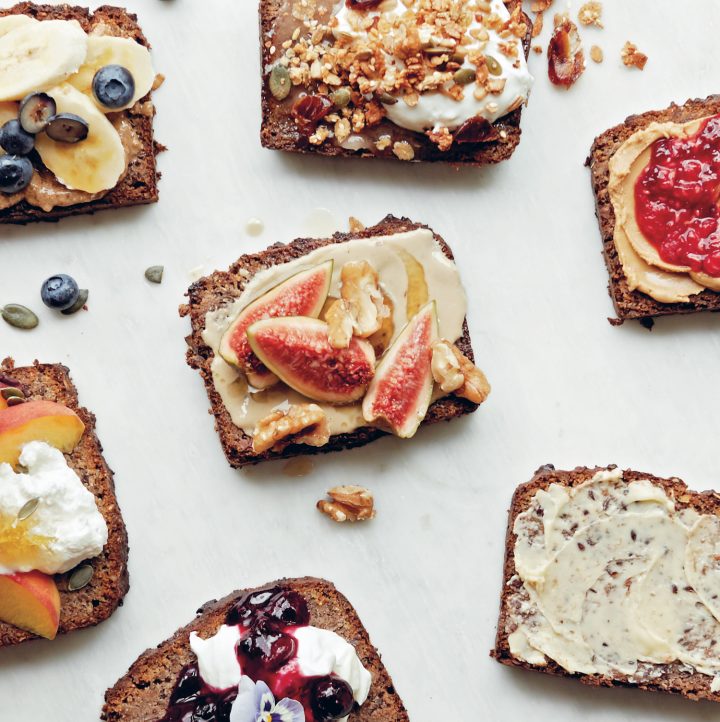 Walnut and Flaxseed Banana Bread from The Natural Baker Hello Veggie