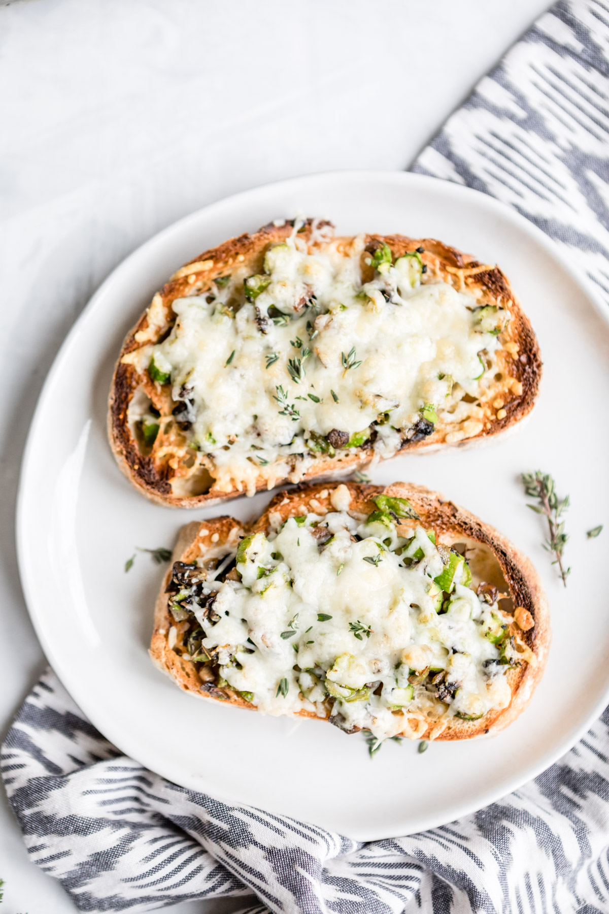 Say Hello to Spring With These Cremini and Asparagus Tartines