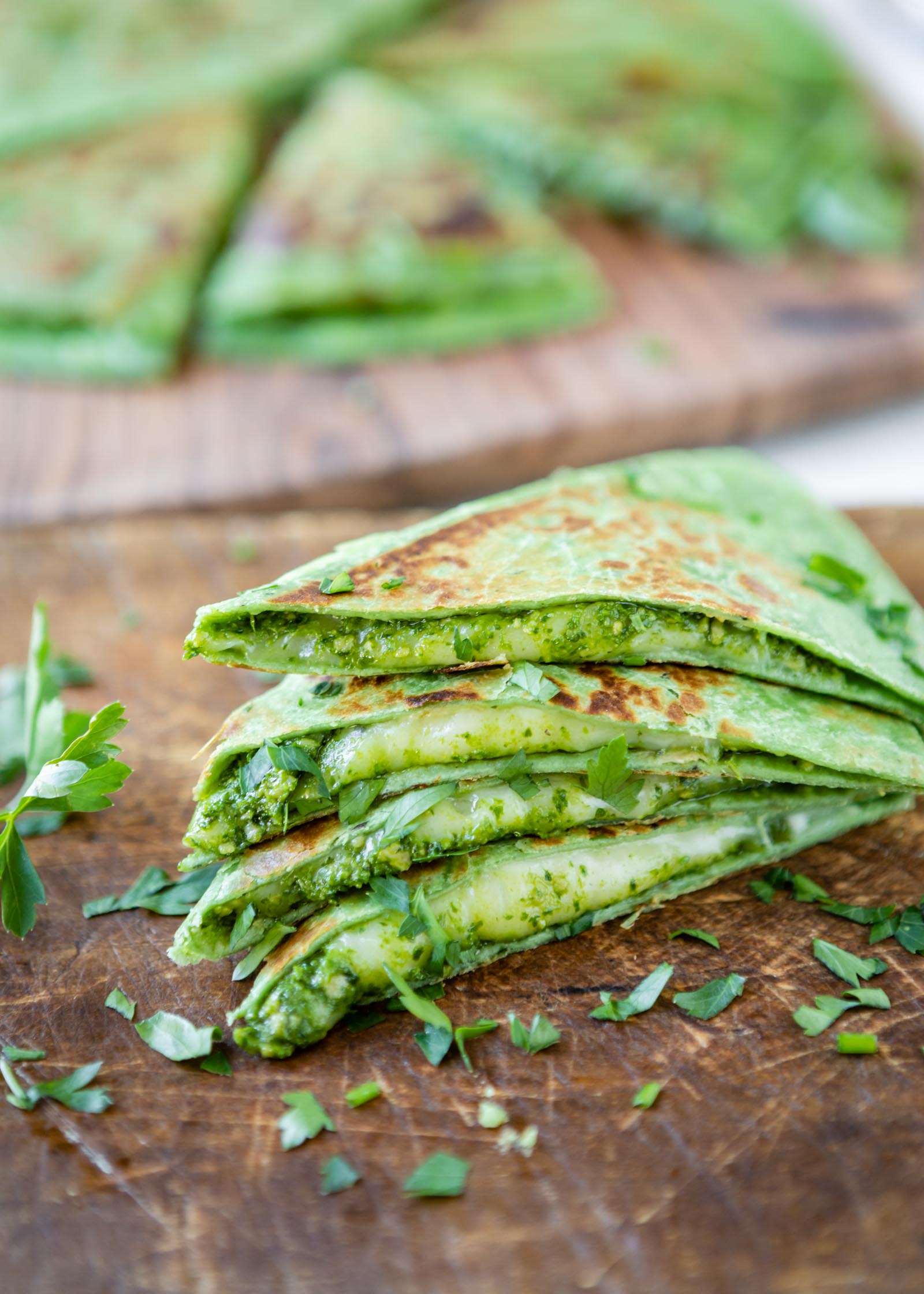 These Green Goddess Quesadillas Are Dinner Goals