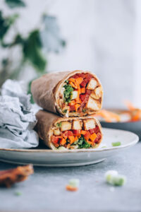 Packed With Protein and Veggies, These Ginger Peanut Tofu Wraps Are a ...