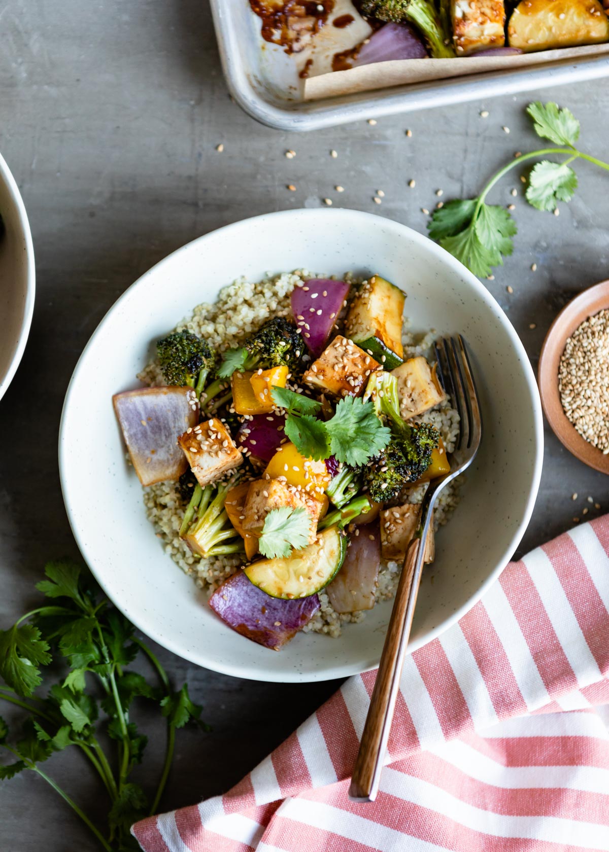 Sheet Pan Hoisin Tofu and Vegetables