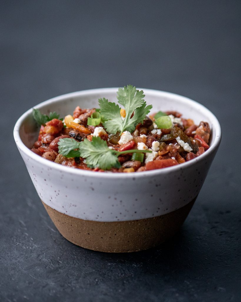 Vegetable and Heirloom Bean Chili