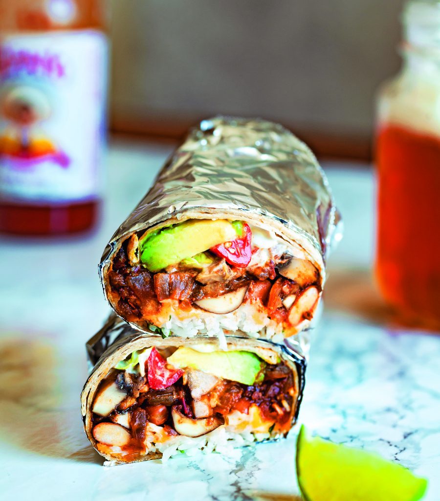 Street-Style Mushroom Barbacoa Burritos