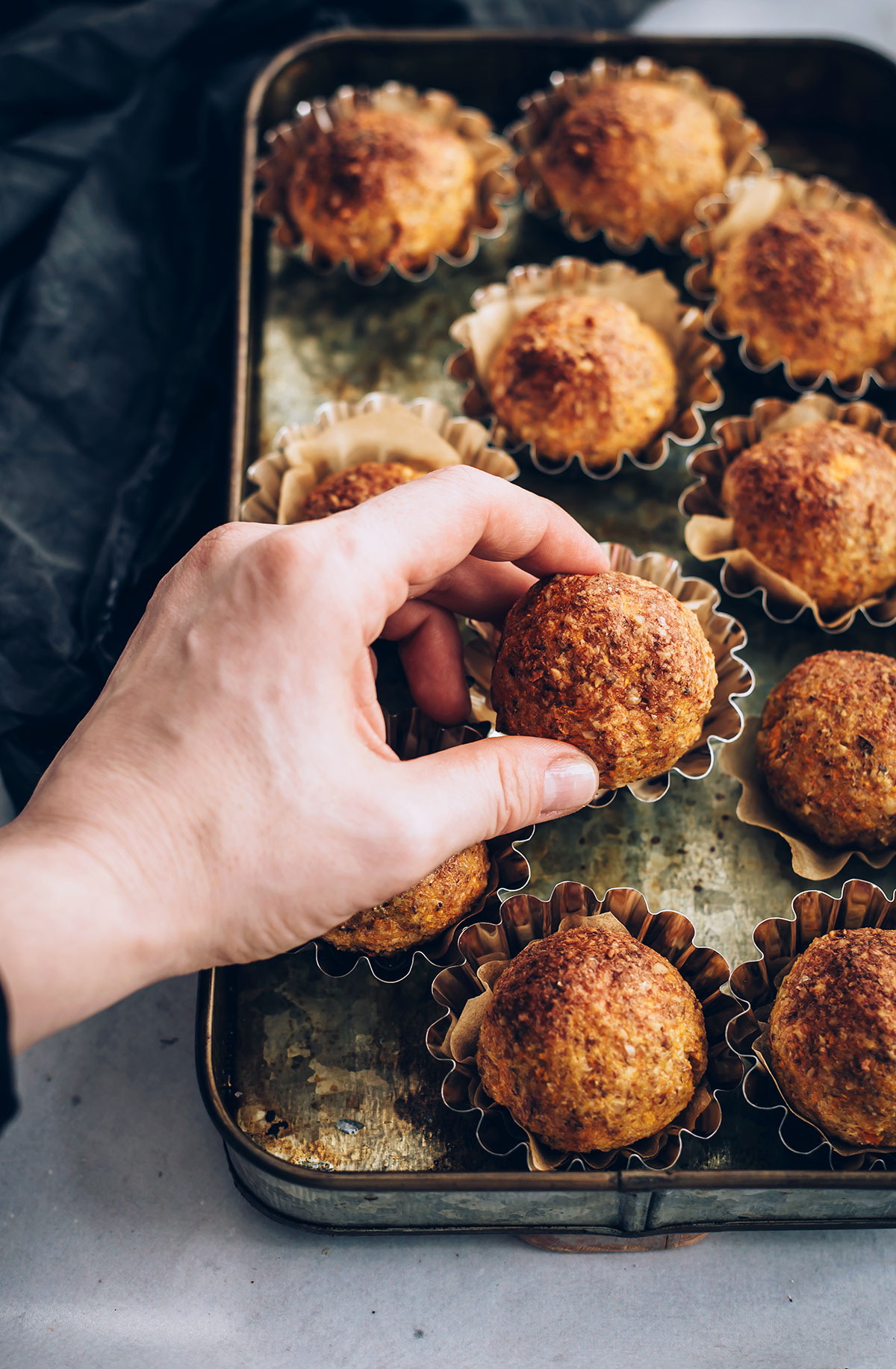 Carrot Walnut Meatballs 