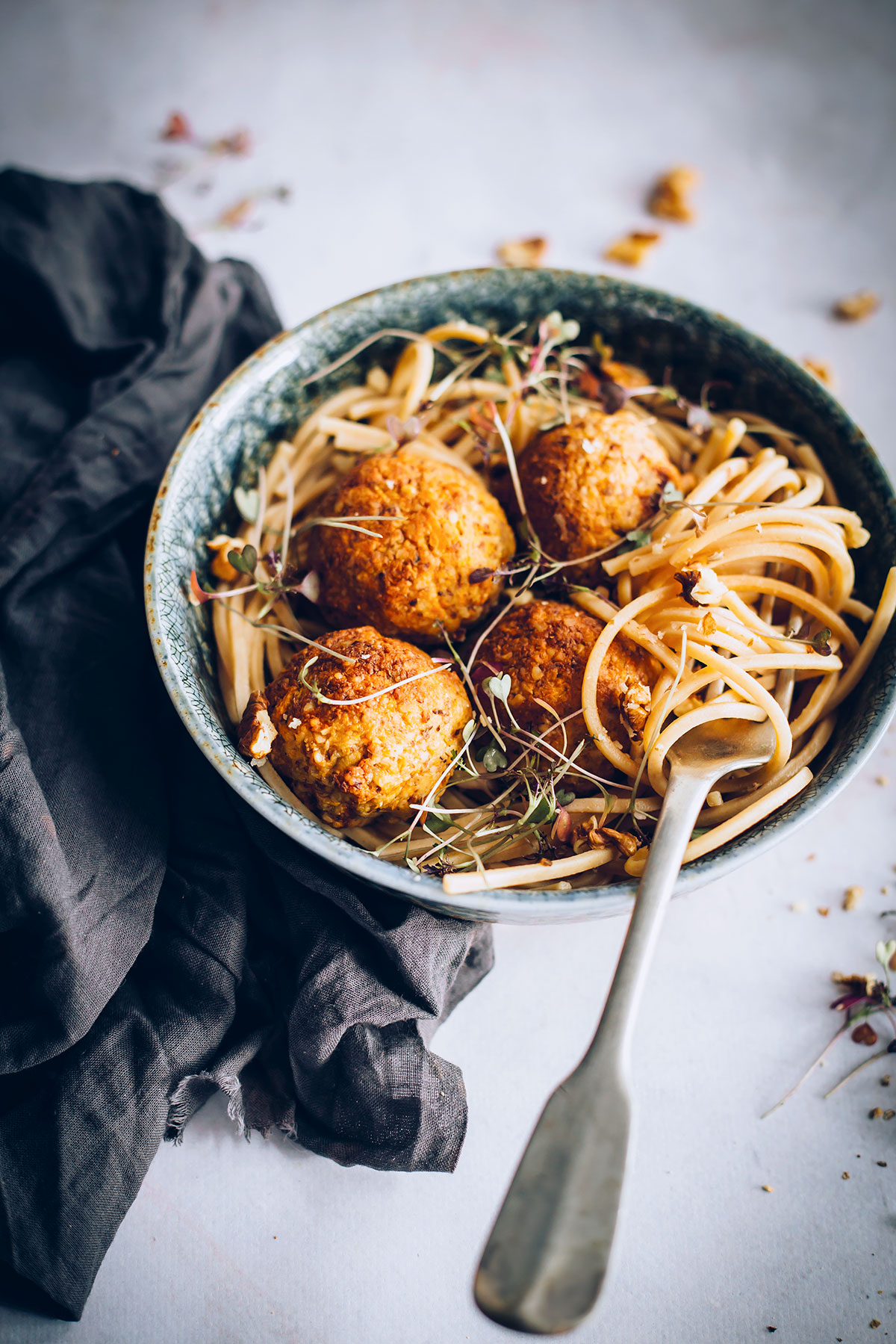 Kid-Approved + Freezer-Friendly Carrot Walnut Meatballs