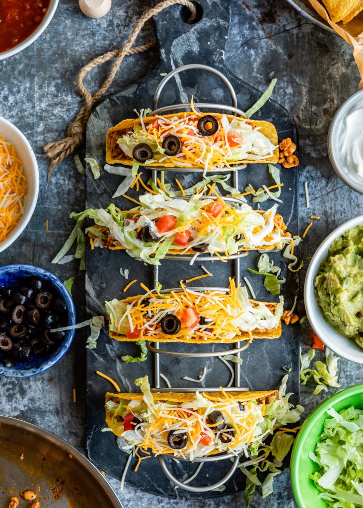 Old School Vegetarian Tacos | HelloVeggie.co