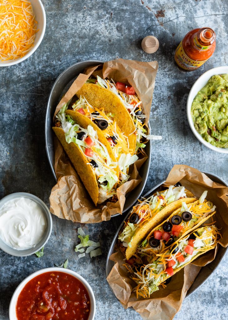 Old School Vegetarian Tacos | HelloVeggie.co