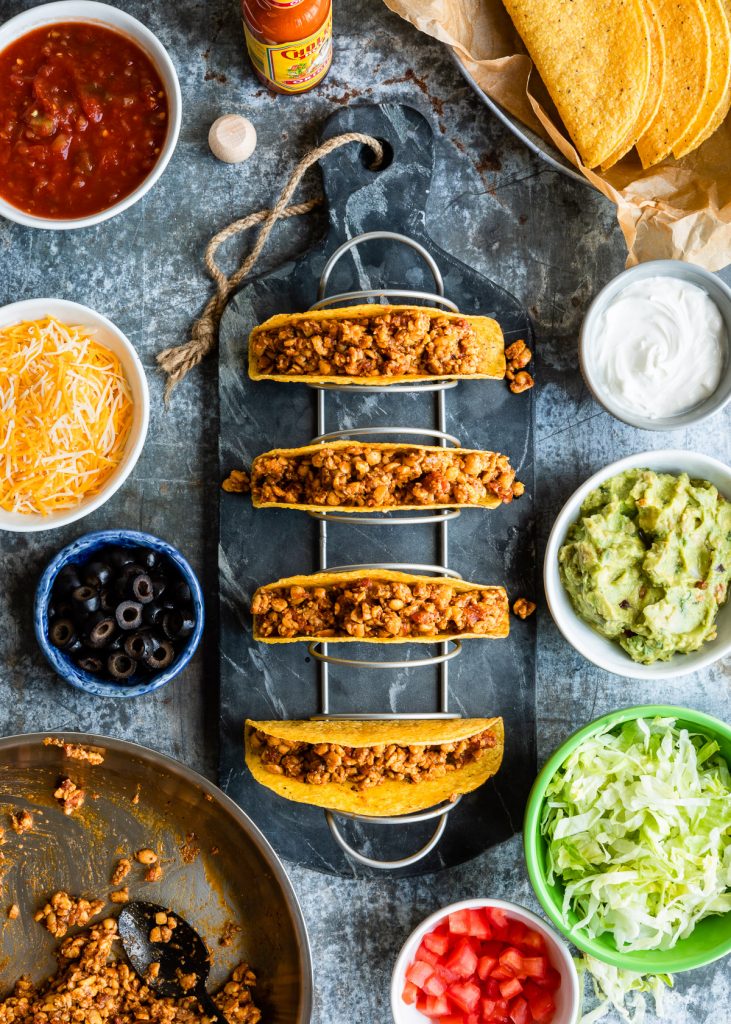 Old School Vegetarian Tacos | HelloVeggie.co