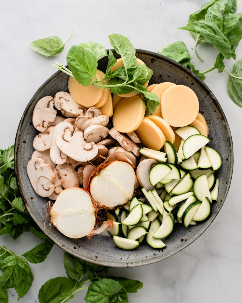 Vegetable Polenta Bake