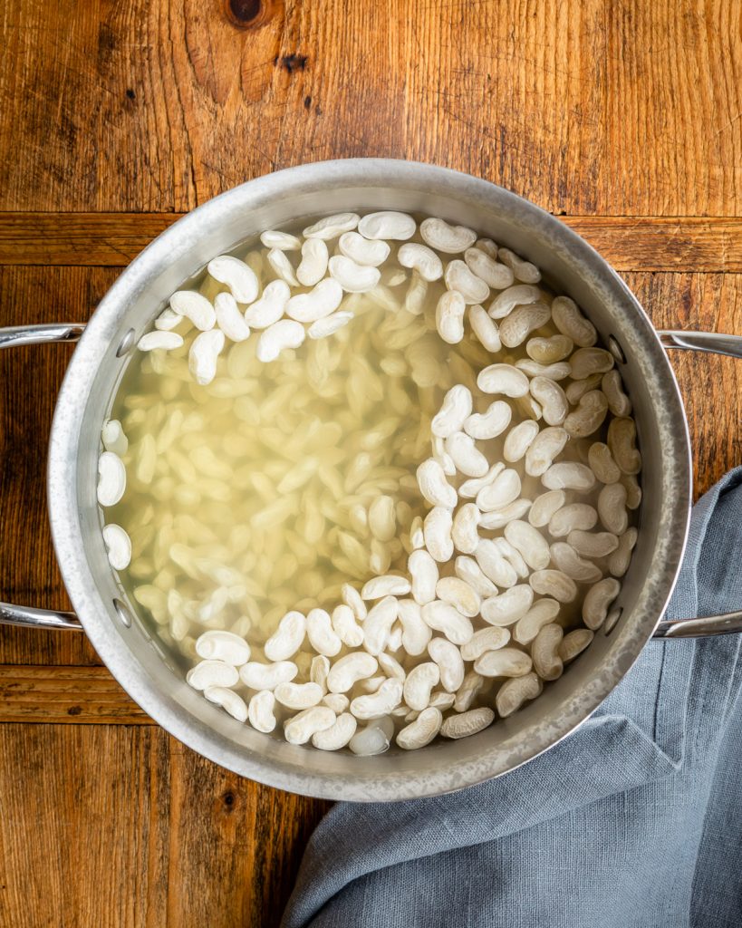 Slow Cooker Cannellini Bean Soup (White Bean Soup) - A Beautiful Plate