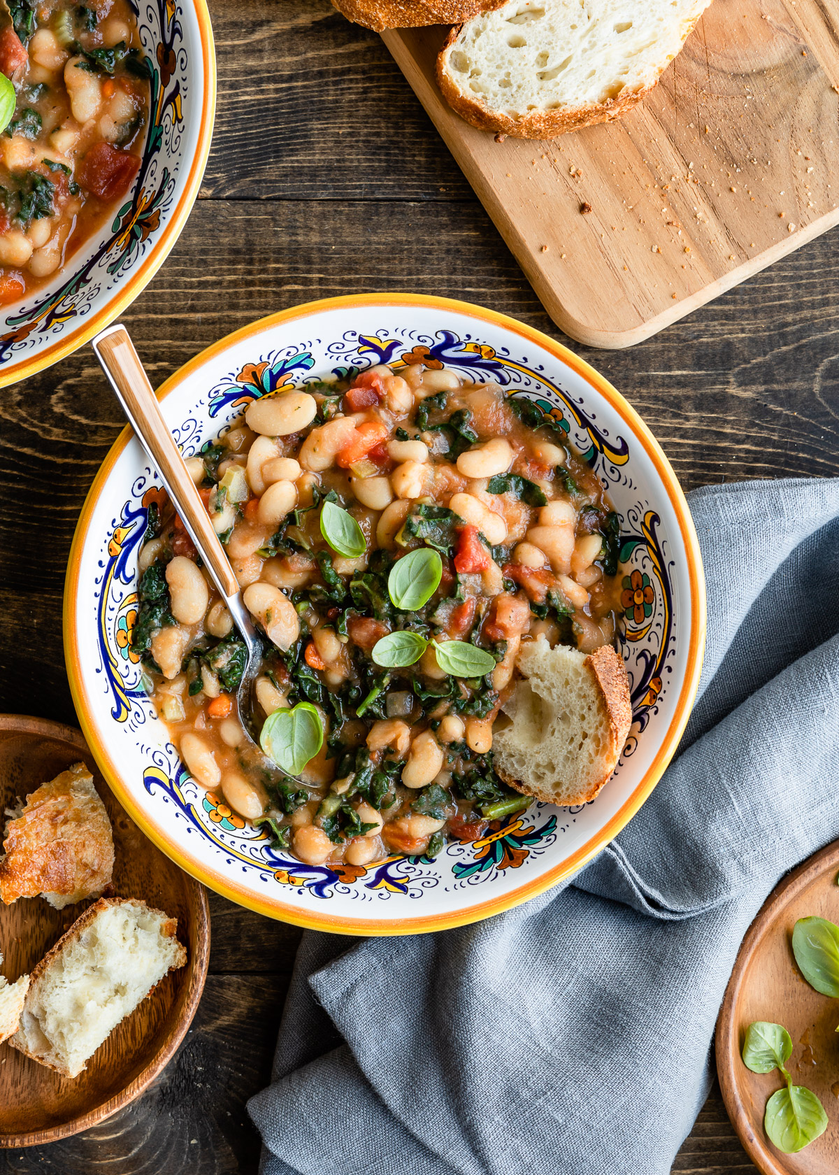 Slow Cooker Tuscan Bean Soup from Hello Veggie