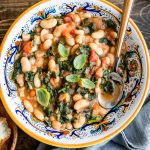 Slow Cooker Tuscan Bean Soup | HelloVeggie.co