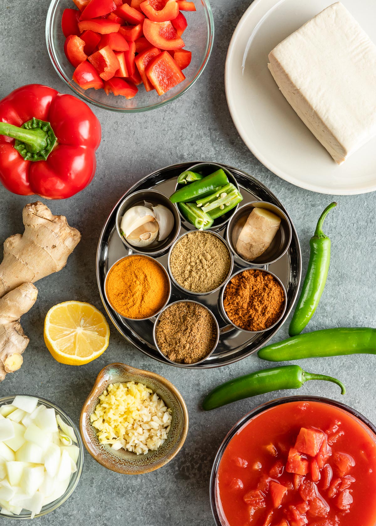 Tofu Jalfrezi