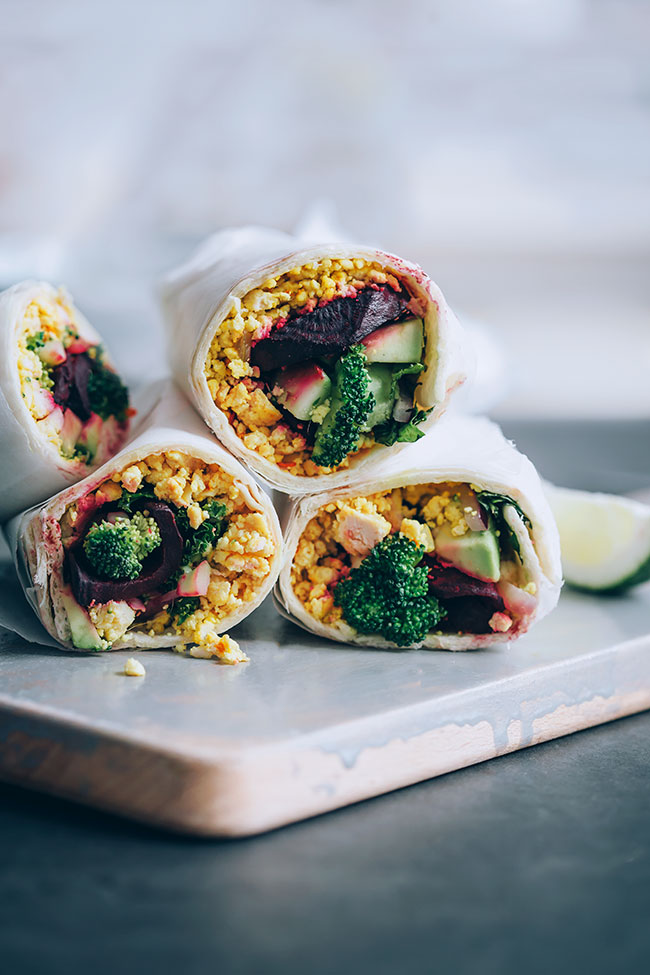 8 Vegetarian Burritos to Make For Lunch This Week | Hello Veggie