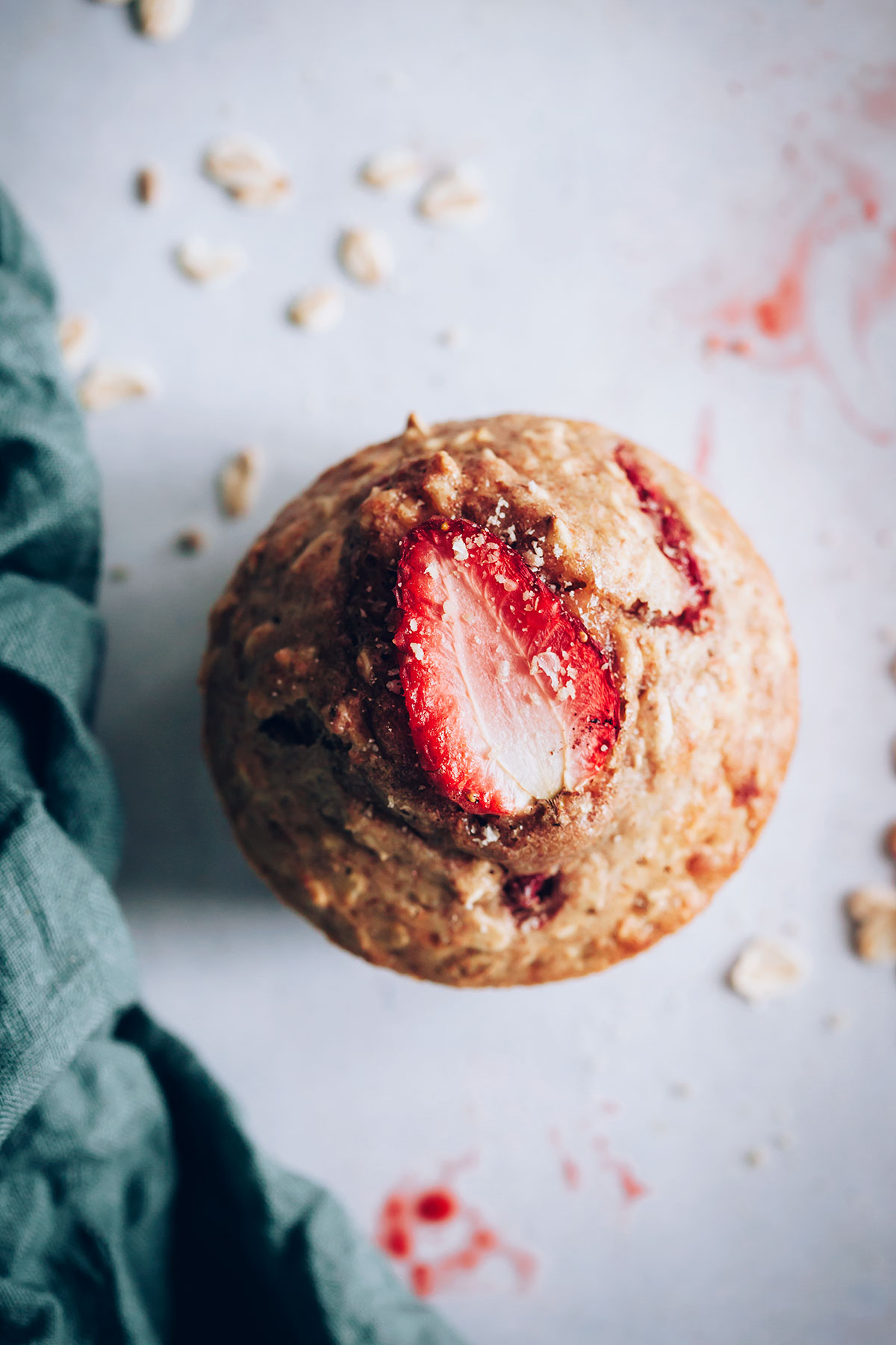 Freezer-Friendly Strawberry Baked Oatmeal Cups