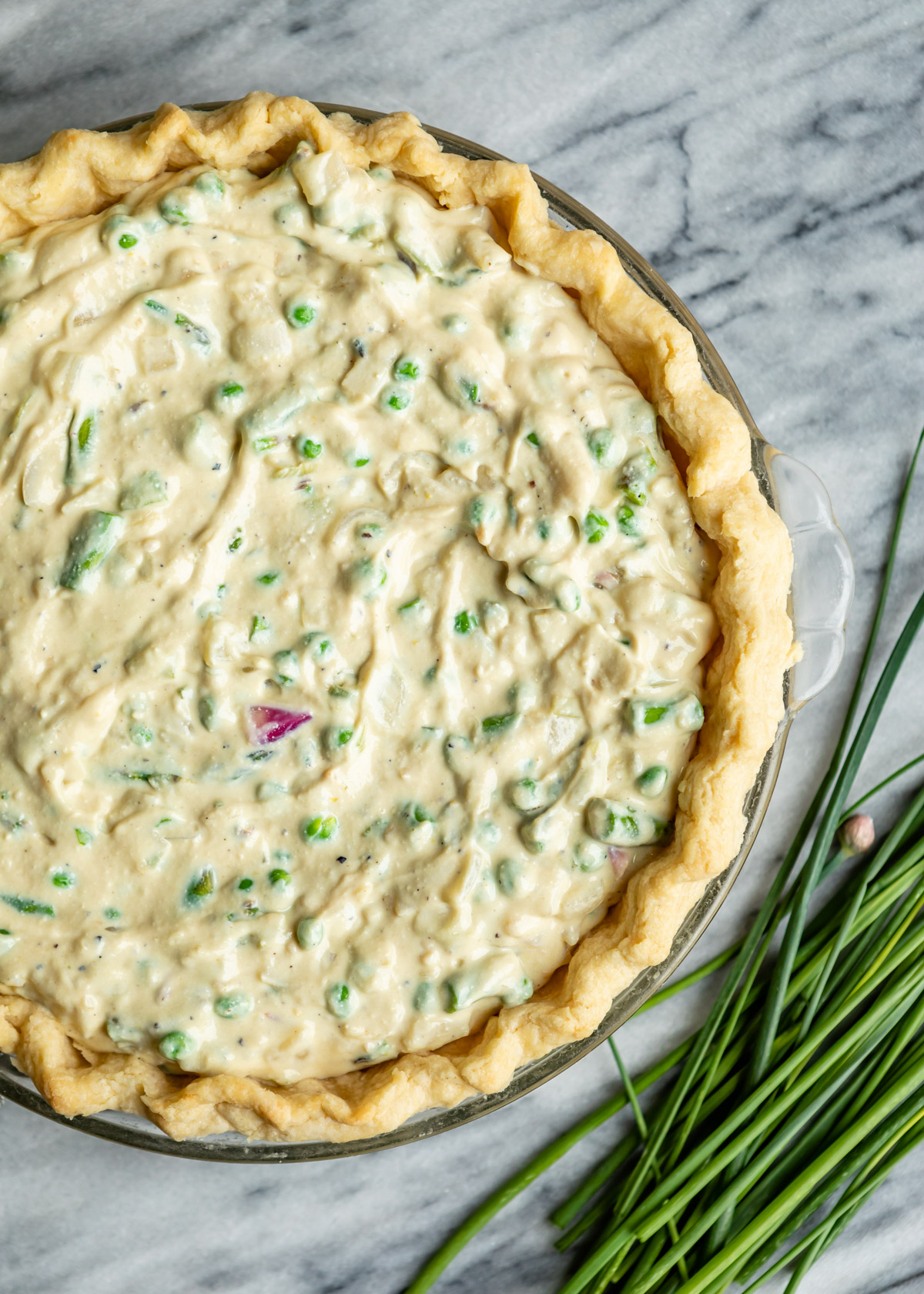 Vegan Spring Vegetable Quiche | Hello Veggie