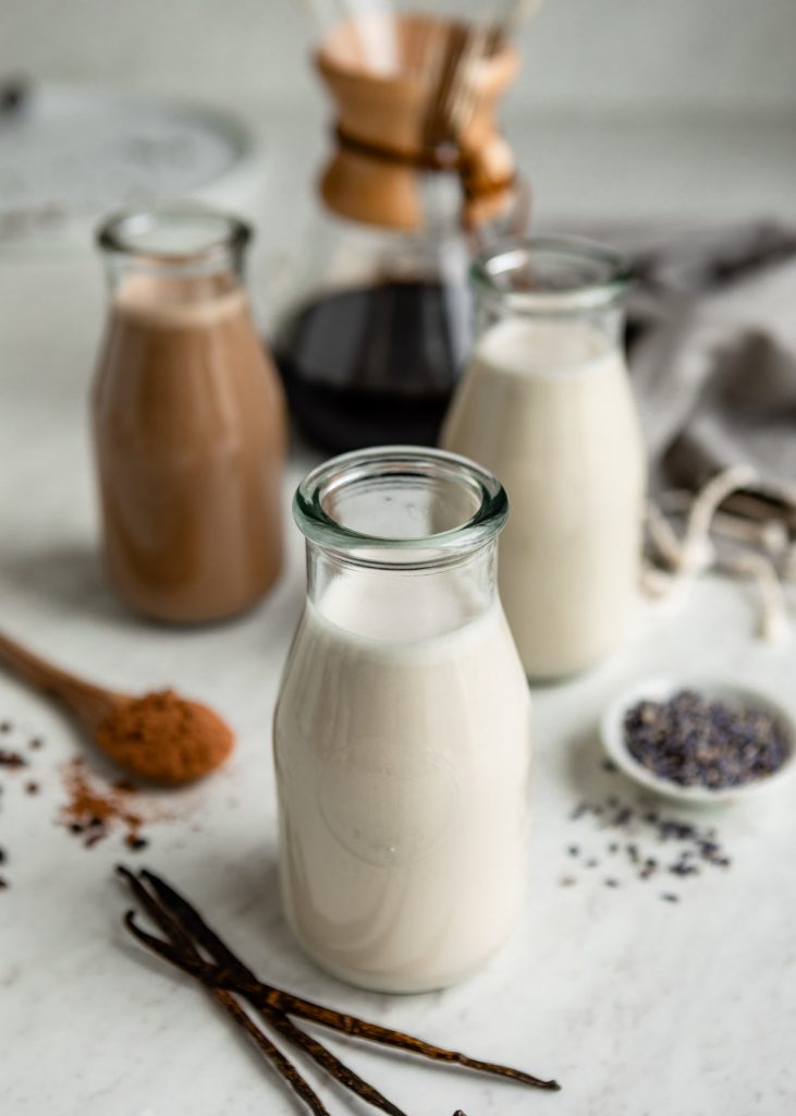 DIY Oat Milk Coffee Creamer 3 Ways | HelloVeggie.co