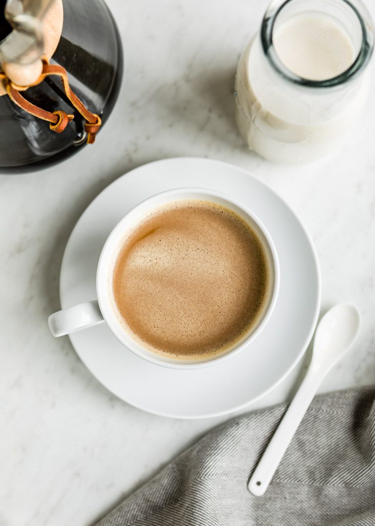 Bourbon Caramel Oat Milk Cappuccino