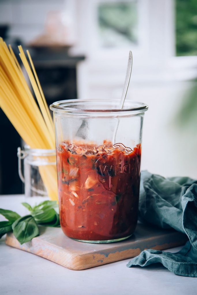 Make-and-Freeze Mushroom Pasta Sauce