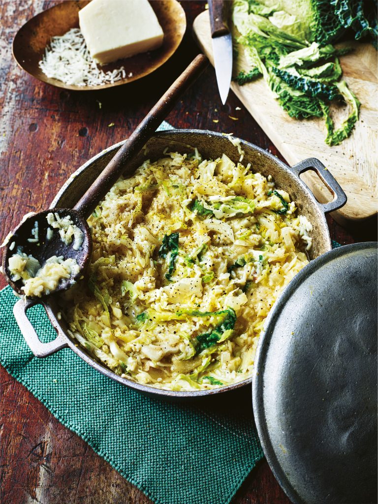 Lemon, Black Pepper, Pecorino & Cabbage Rice