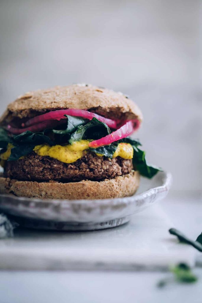 Black Bean Pecan Burgers