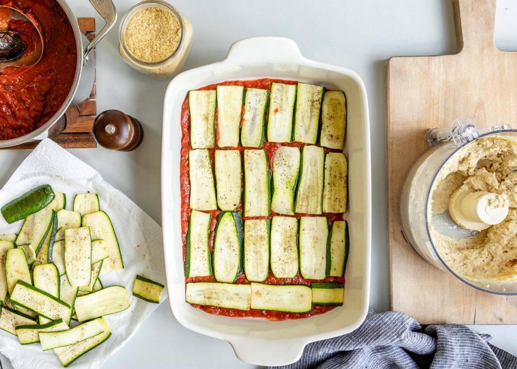 Vegan Zucchini Lasagna | HelloVeggie.co