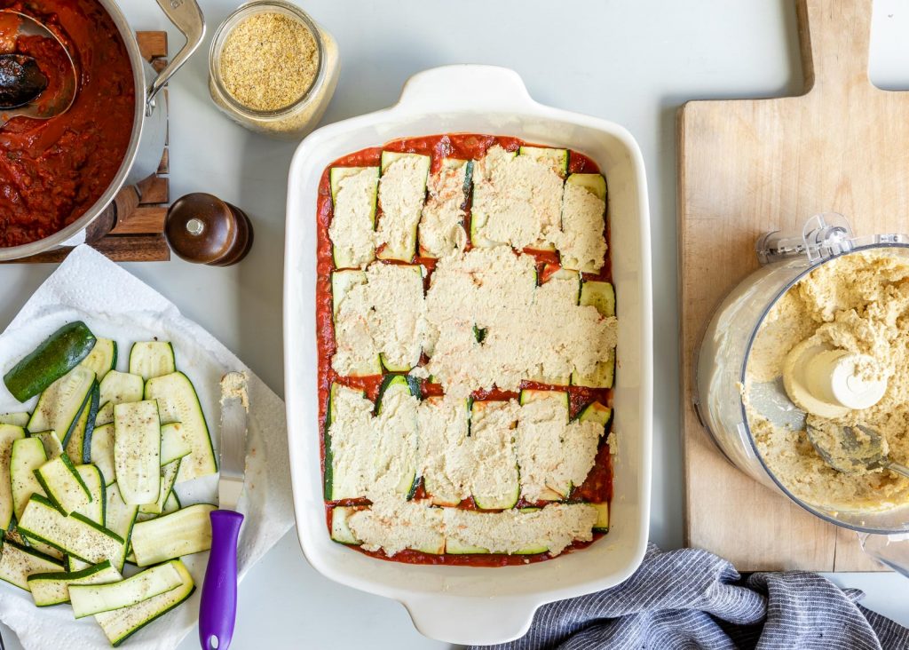 Vegan Zucchini Lasagna | HelloVeggie.co