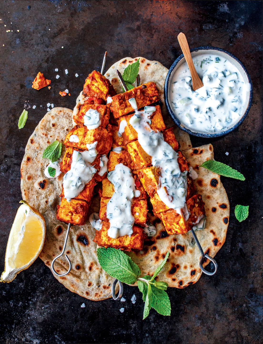 Grilled Tandoori Tofu Skewers