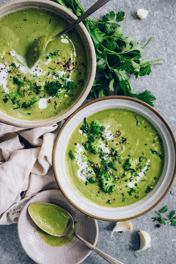 Healthy Cream of Broccoli Soup