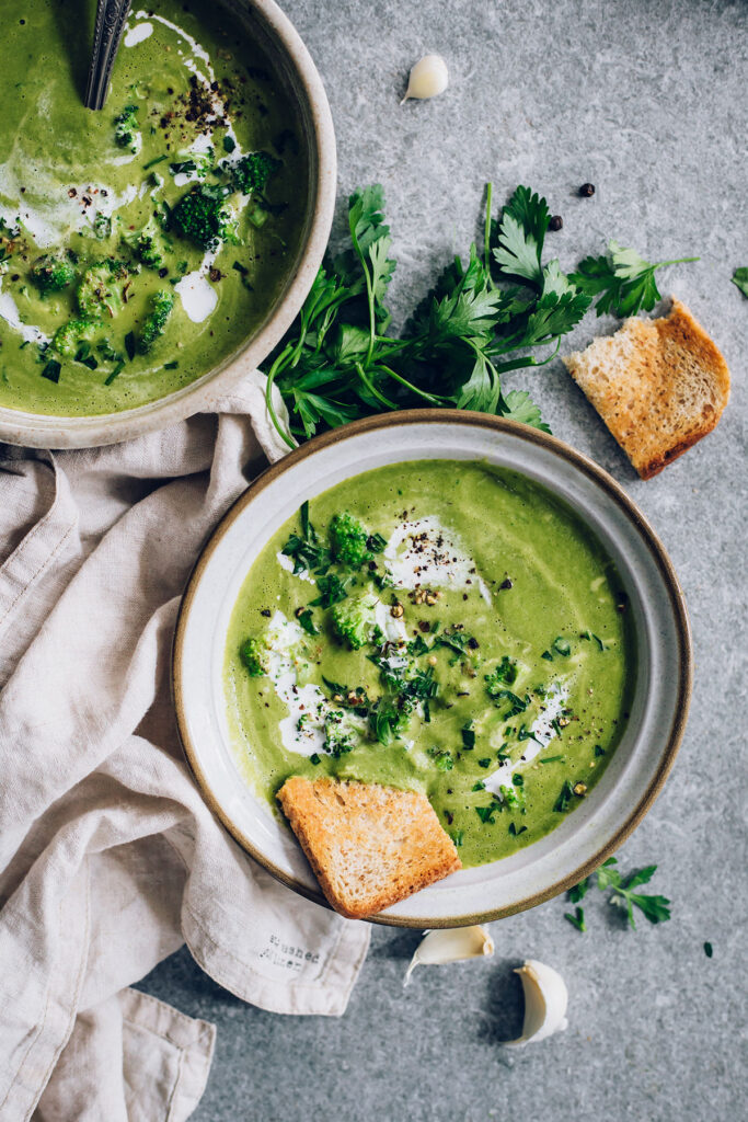 Cream of Broccoli Soup - A Healthier Version | Hello Veggie